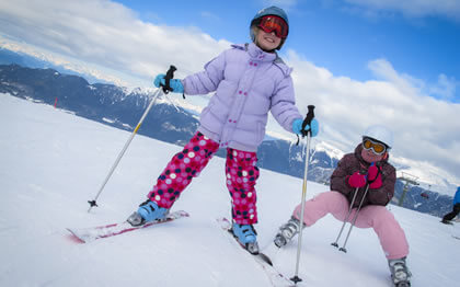 The ski slopes from Corvara